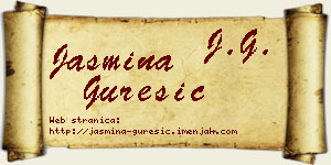 Jasmina Gurešić vizit kartica
